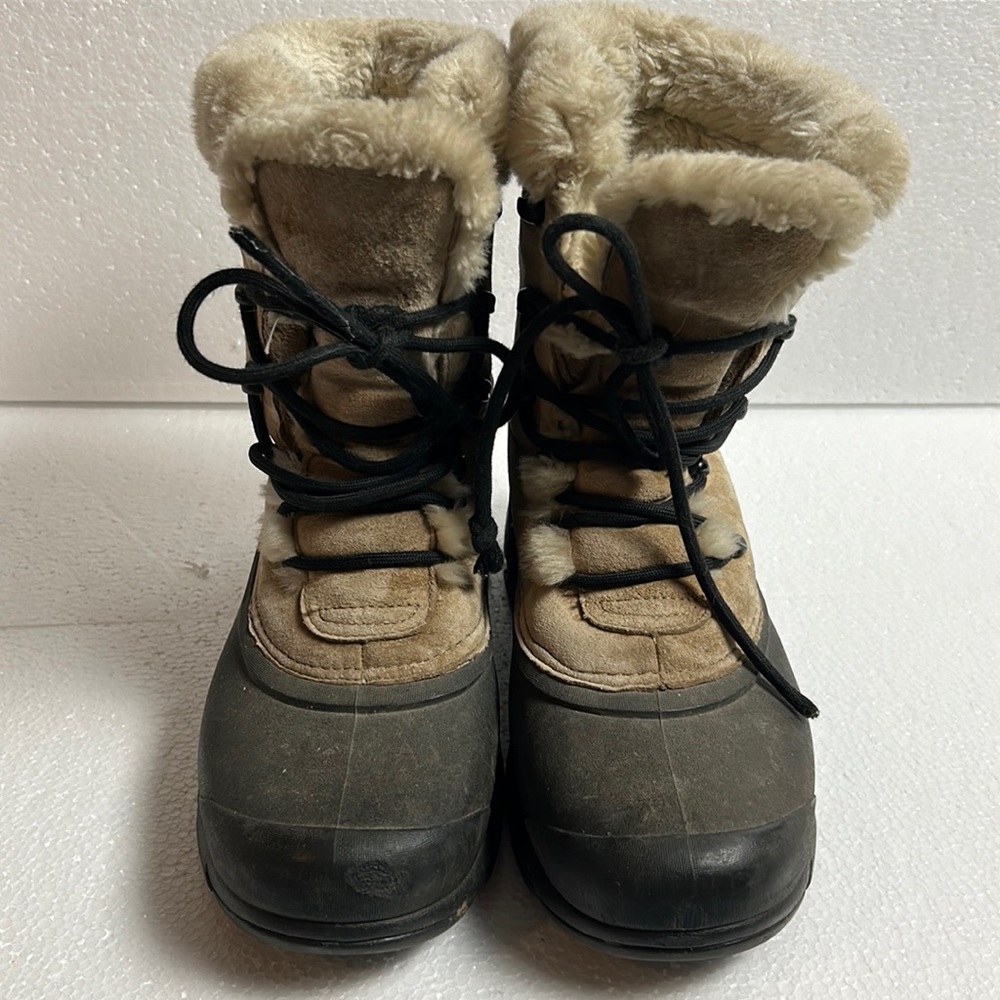 SOREL Snowbird tan suede winter boots women’s size 7.5